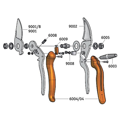 Секатор Lowe Original 9.104 обвідний