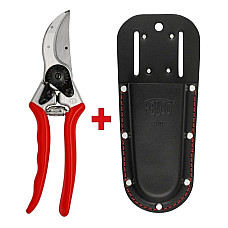 Акційний набір Садовий секатор FELCO 2 + Кобура для секатора FELCO 910 Black (Фелко 2+910)