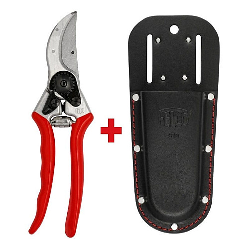 Акційний набір Садовий секатор FELCO 2 + Кобура для секатора FELCO 910 Black (Фелко 2+910)