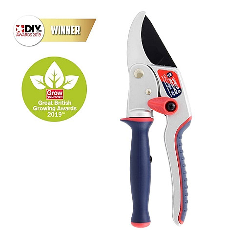 Секатор Spear & Jackson Razorsharp Advance Ratchet (6458RS) с храповым механизмом и поворотной ручкой