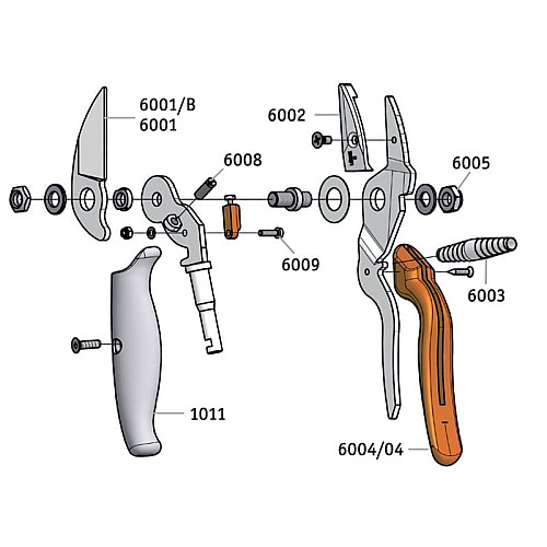 Секатор Lowe Original 6.109 з ковадлом