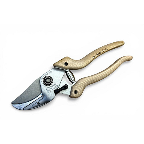 Секатор Lowe Original  N8.104 Natural Series, дерев’яні ручки з гікорі з ковадлом