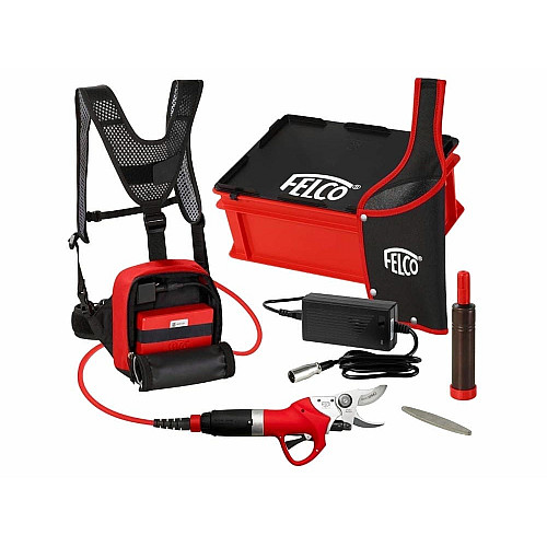 Електросекатор Felcotronic Felco 812+ з рюкзаком і батареєю