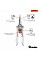 Секатор прямой с обводным лезвием, V-SERIES, нержавеющая сталь, KT-VWL1010