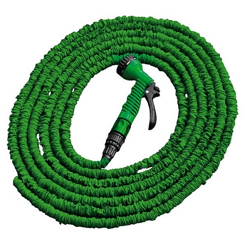Растягивающийся шланг (комплект) TRICK HOSE 15-45м – зеленый, пакет, WTH1545GR-T-L
