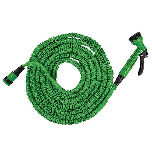 Растягивающийся шланг (комплект) TRICK HOSE 7-22м – зеленый, пакет, WTH0722GR-T-L
