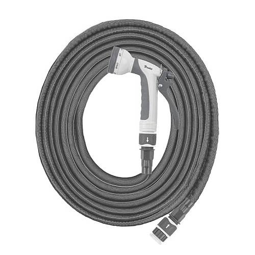 Шланг, що розтягується (комплект), TWIST HOSE 12м - 24м, BOX, сірий, WTW1224GY