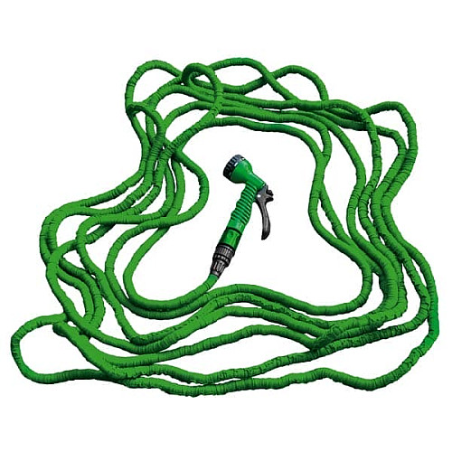 Растягивающийся шланг (комплект) TRICK HOSE 7-22м – зеленый, пакет, WTH0722GR-T-L