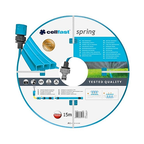 Зрошувальний шланг Cellfast Spring 15м (19-022N)