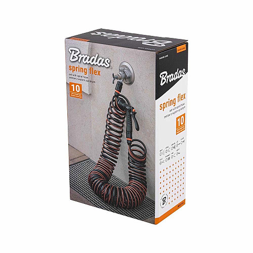 Комплект со спиральным шлангом и 9-функциональным пистолетом SPIRNG FLEX, 10 м, WSF10
