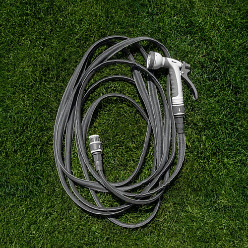 Растягивающийся шланг (комплект), TWIST HOSE 9м - 18м, BOX, серый, WTW918GY