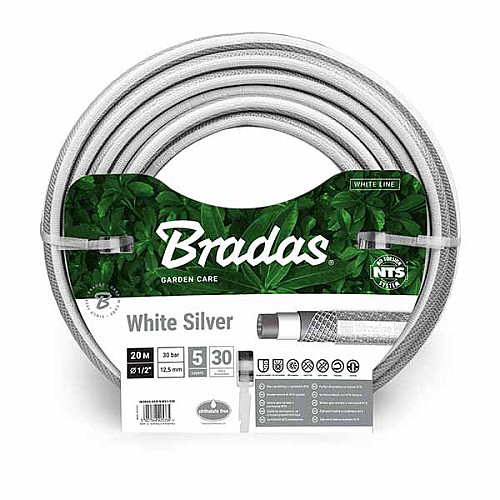 Шланг для поливу NTS WHITE SILVER 1/2