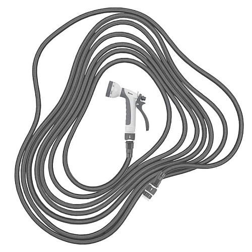 Растягивающийся шланг (комплект), TWIST HOSE 9м - 18м, BOX, серый, WTW918GY