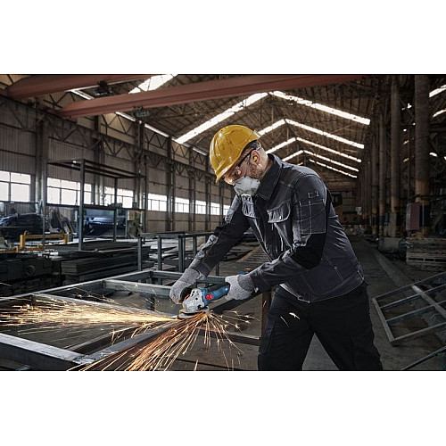 Шліфмашина кутова акумуляторна Bosch GWS 18V-8 125мм 18В 2x4А·год 0-11000об·хв 1.7кг кейс ЗП GAL 18V-40