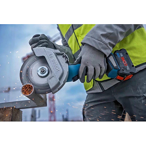 Шлифмашина угловая аккумуляторная Bosch GWS 182P 125 мм 18В 2800-9000об/мин без АКБ и ЗУ 1,7кг