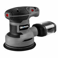 Шлифмашина эксцентриковая GRAPHITE 300Вт 125мм 7000-13000об/мин орбита 1мм 1.21кг