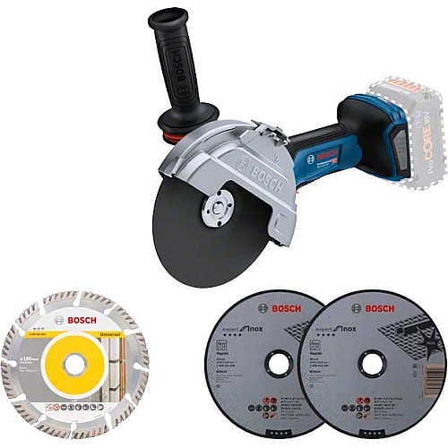 Шлифмашина угловая аккумуляторная Bosch GWS 182P 125 мм 18В 2800-9000об/мин без АКБ и ЗУ 1,7кг