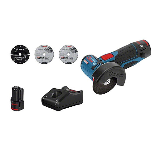 Шлифмашина угловая аккумуляторная Bosch GWS 12V-76 76мм 12В 1х3А·час 19500об·мин 0.89кг
