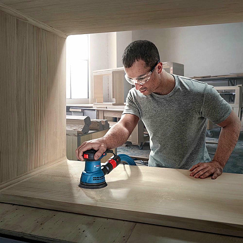 Шлифмашина эксцентриковая Bosch GEX 125 250Вт 125 мм 7500-12000об·мин 1.4кг
