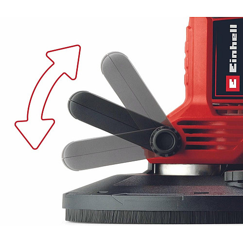 Шлифмашина для стен Einhell TC-DWS 225 1220Вт d225мм 1500-2300об/мин набор шлифбумаги 6шт 2.7кг