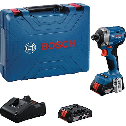 Вертолет ударный аккумуляторный Bosch GDR 18V-215 18В АКБ 2х2А·час 3800об·мин 215Нм M6-M16 ЗП GAL18V-20 кейс 1кг
