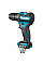 Шуруповерт-дрель аккумуляторная Makita DF332DWYE 10.8В 2х1.5А·час 21·35Нм 0-450·0-1500об/мин ЗП кейс 0.86кг