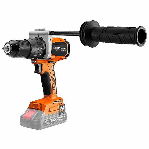 Шуруповерт-дрель аккумуляторная Neo Tools Energy+ 18В безщеточная 100Нм 0-480·0-1900об·мин 1.56кг без АКБ и ЗП