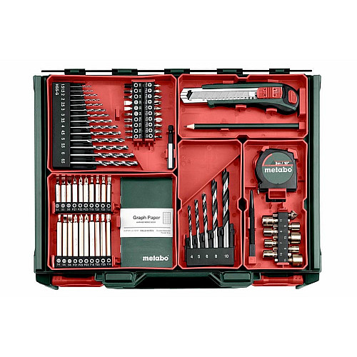 Шуруповерт-дрель аккумуляторная Metabo BS 18 Set 18В 2х2А·час 24·48Нм 0-450·0-1600об·мин 1.3кг