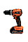 Шуруповерт-дрель аккумуляторная Tekhmann TCD-45/i20 BS KITBOX 20В 45Нм 1x2.0А·час 0-400·1500об·мин 1.7кг