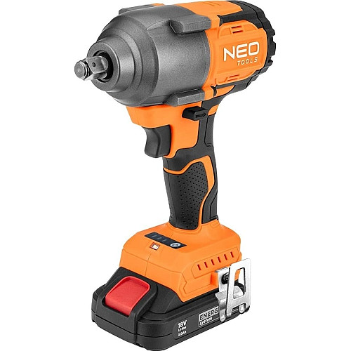 Гайковерт ударный Neo Tools Energy+ 18В бесщеточный 2400об·мин 850Нм 1/2