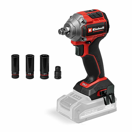 Гайковерт аккумуляторный ударный Einhell Professional TP-CW 18/260-C Li BL - Solo 18В бесщеточный 260Нм 0-2700об/мин 0.95кг без АКБ и ЗП