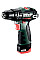 Шуруповерт-дрель аккумуляторная Metabo PowerMaxx SB BL 12В 2х2А·час 20·38Нм 0-400·0-1500об/мин 0.8кг