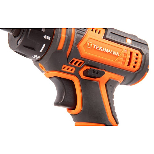 Шуруповерт-дрель аккумуляторная Tekhmann TCD-12/2 BS Kit 12В 1х2А·час 30Нм 0-400·1400об·мин 1кг кейс с принадлежностью