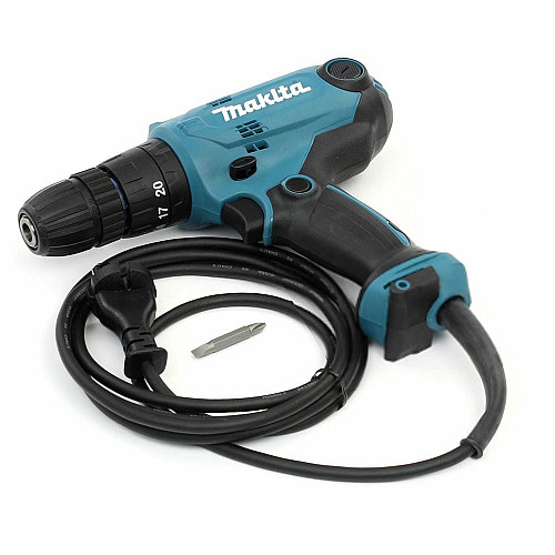 Шуруповерт-дрель Makita DF0300 320Вт 21·42Нм 0–450·0–1500об·мин 1.2кг