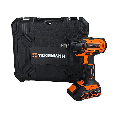Гайковерт ударный аккумуляторный Tekhmann TIW-300/i20 kit 20В АКБ 1x2А·час 300Нм 2800об·мин 1.2кг