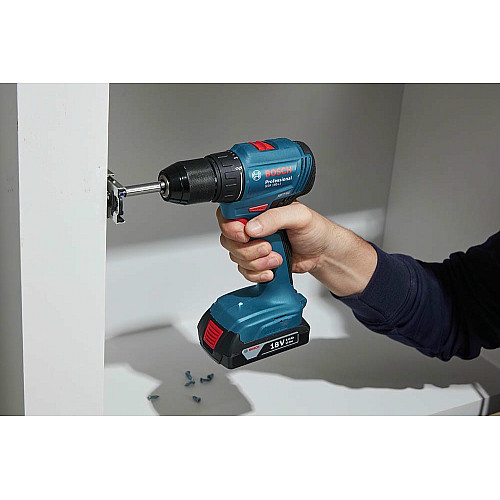 Шуруповерт-дрель аккумуляторная Bosch GSR 185-LI 18В 2х2.0А·час 50Нм 500·1900об·мин 0.9кг