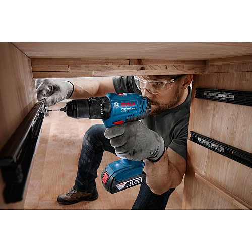Шуруповерт-дрель ударная аккумуляторная Bosch GSB 183-LI 18В 1х2А·час 21-56Нм 374-1815об·мин кейс 1.2кг