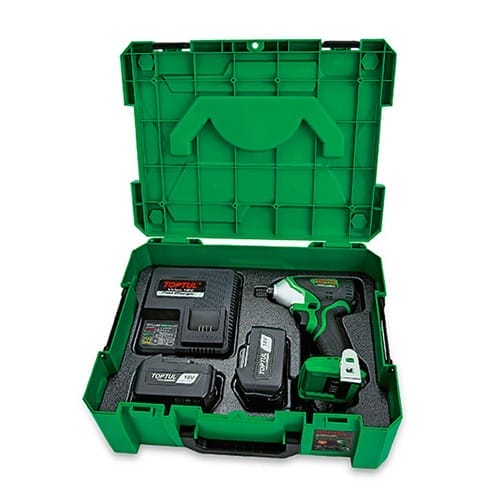 Акумуляторний шуруповерт безщітковий 18V 150-280Nm 0-4300об/хв TOPTUL KPB-226AE