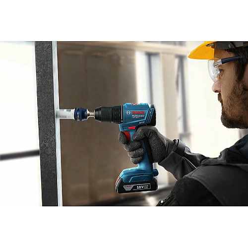 Шуруповерт-дрель аккумуляторная Bosch GSR 185-LI 18В 2х2.0А·час 50Нм 500·1900об·мин 0.9кг
