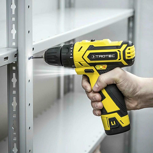 Дрель-шуруповерт аккумуляторный Trotec PSCS 11-12V + кейс (4410000102)