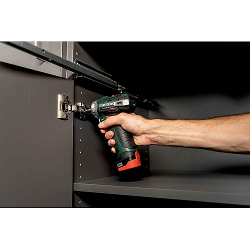Шуруповерт-дрель аккумуляторная Metabo PowerMaxx BS BL Q 12В 2х2.0А·час 20·38Нм кейс 0-400·0-1500об·мин 0.8кг