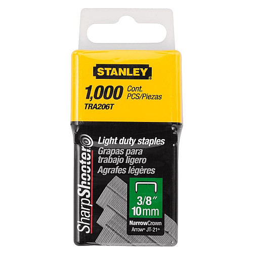 Скоби Stanley Light Duty, тип А, 10мм, 1000шт