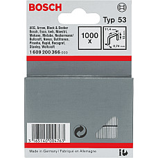 Металеві скоби Bosch, тип 53, 10х11.4х0.74мм, 1000шт