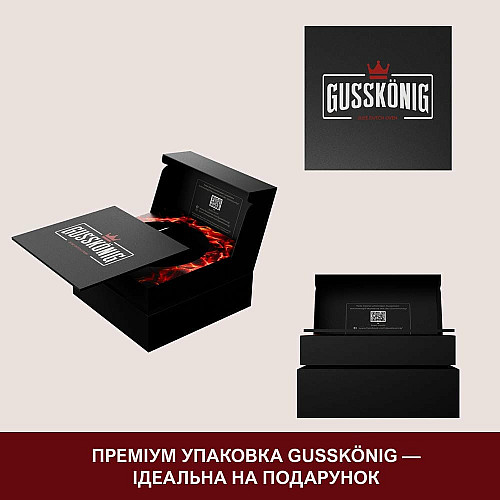 Чавунна пательня WOK Gusskönig 36 см + очищувач