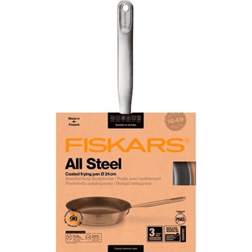 Сковорідка Fiskars All Steel Frying Pan, 24 см (1064743)