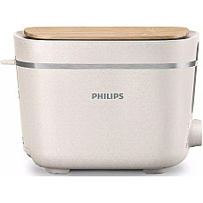 Тостер Philips Series Eco Conscious Edition 830Вт, кришка від пилу, пластик, білий