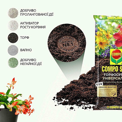 Торфосмесь универсальная Compo Sana 10л