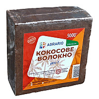Кокосовый блок торф Agrario Premium 5 кг в упаковке (Аграрио кокосовый субстрат)
