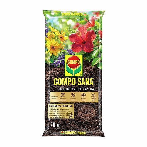 Торфосмесь универсальная Compo Sana 70л