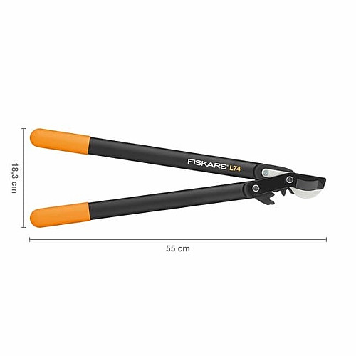 Сучкоріз Fiskars PowerGear (M) L74 обвідний (1000582)
